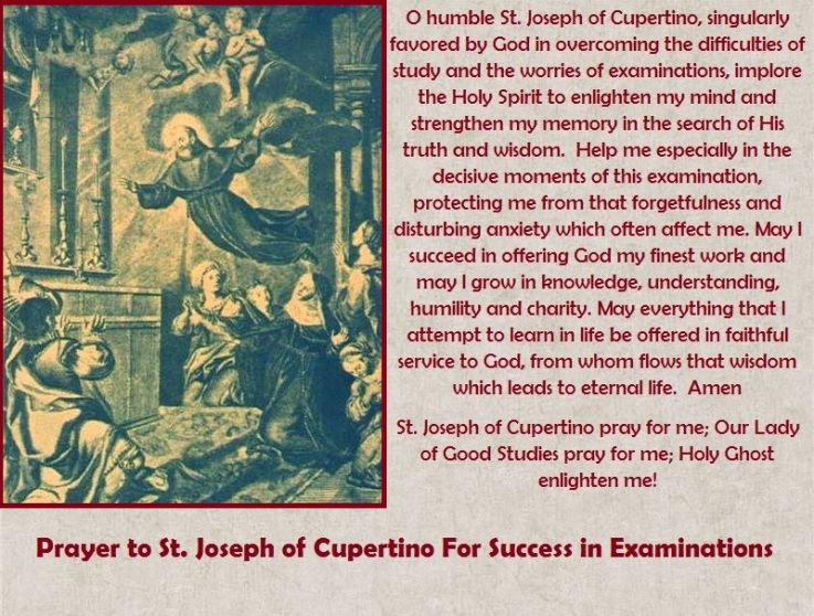 prayer-to-st-joseph-cupertino-for-success-in-examinations