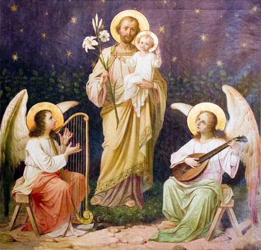 St Joseph with Angels