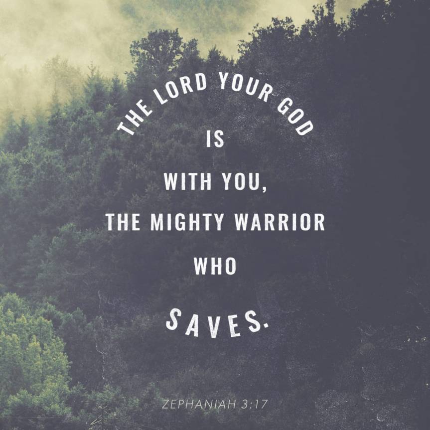 The Lord Who Saves is with You, Bible Status Image