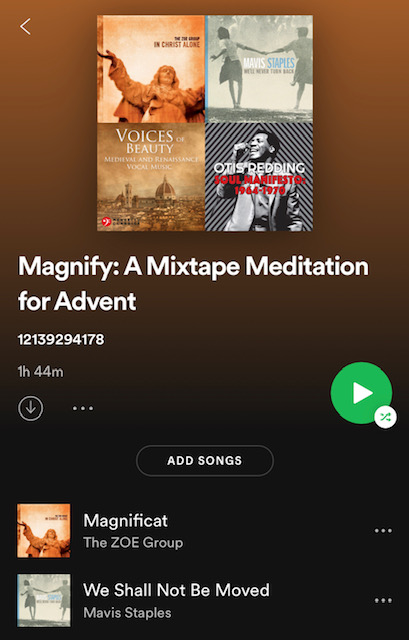 Magnify: A Mixtape Homily for Advent