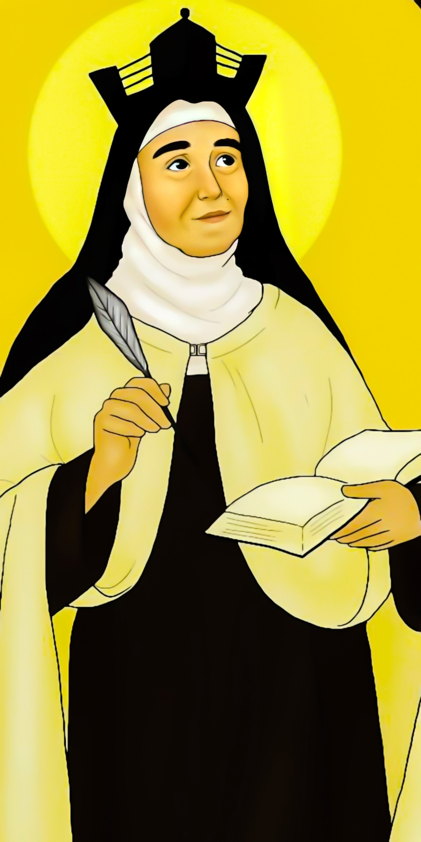 St Teresa of Avila Illustration Art
