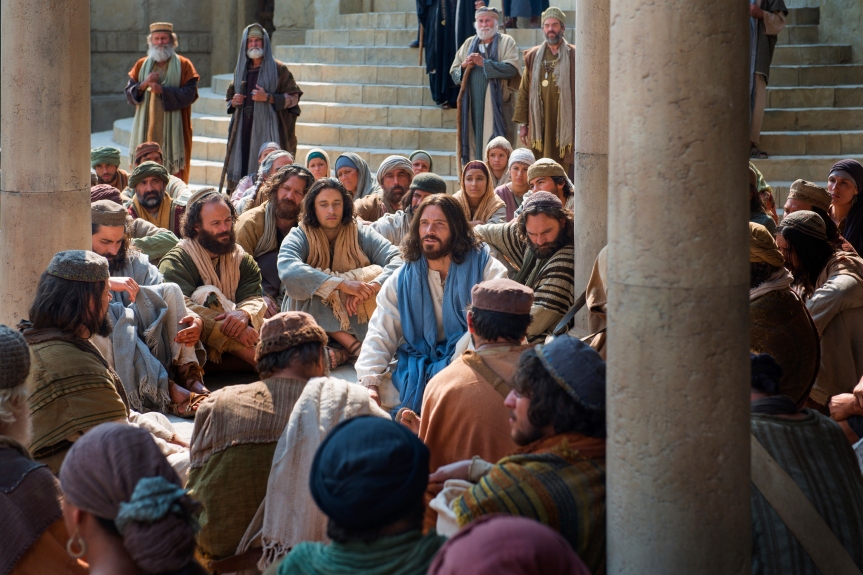 Jesus Teaching in the Temple