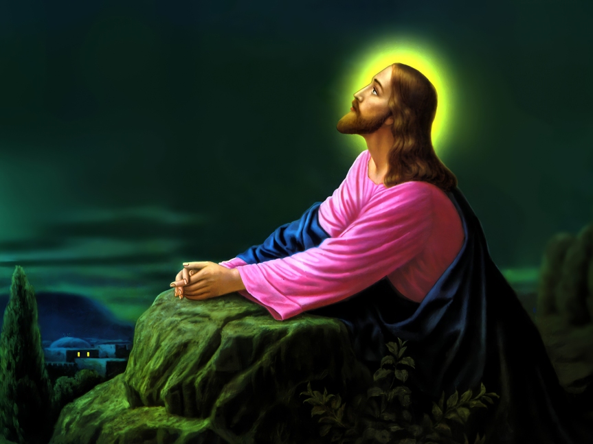 Jesus Praying in the Garden of Gethsemane