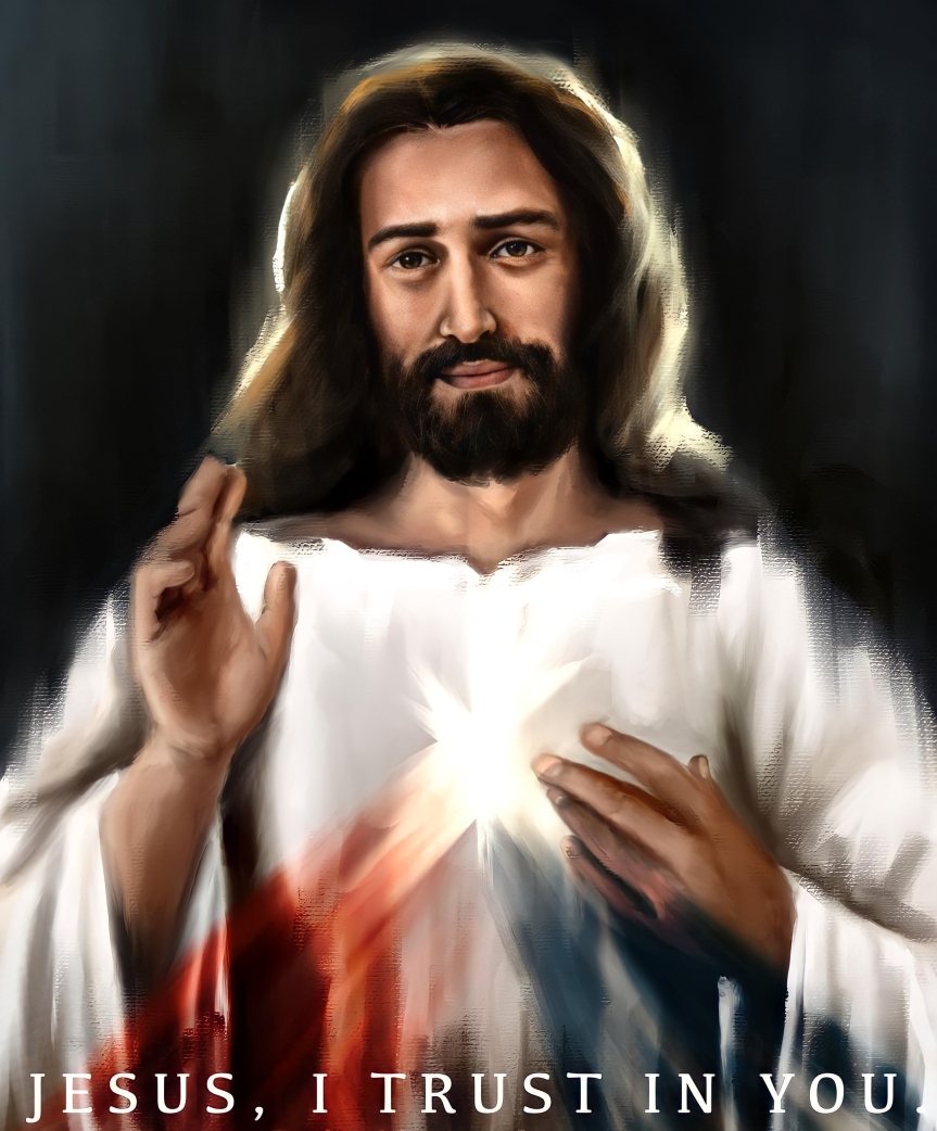 Divine Mercy Painting HD