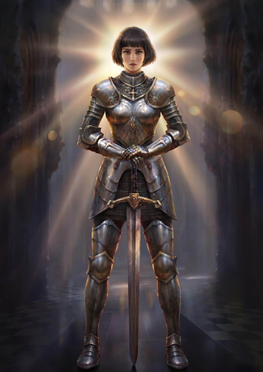St. Joan of Arc Illustration
