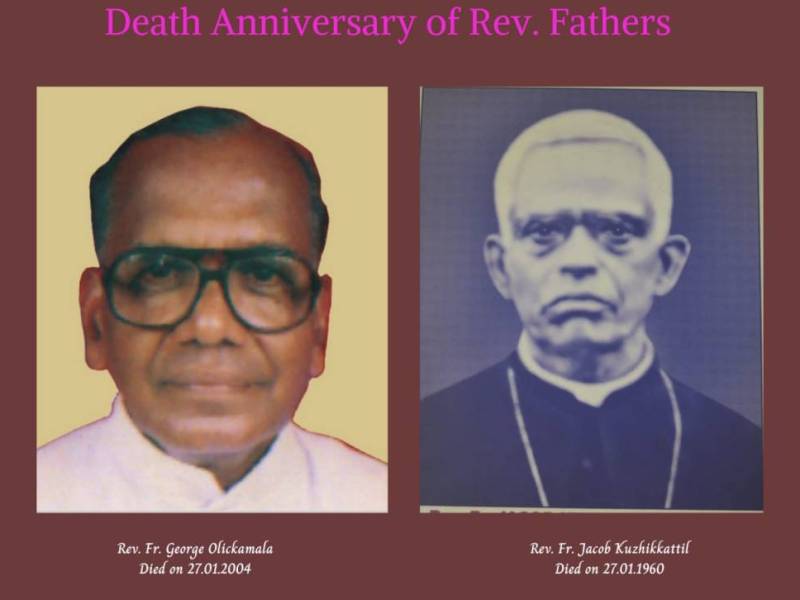 Fr George Olickamala MCBS & Fr Jacob Kuzhikkattil MCBS, Death Anniversary