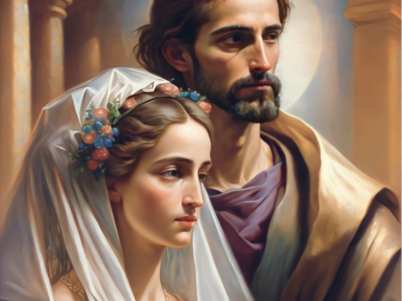 Wedding of St Joseph and Virgin Mary