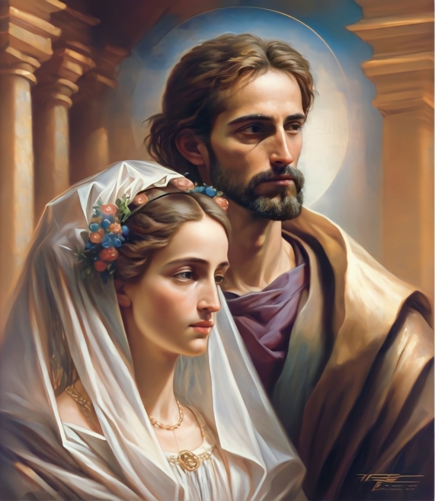 Wedding Images of Joseph and Mary | Marriage of Joseph & Mary