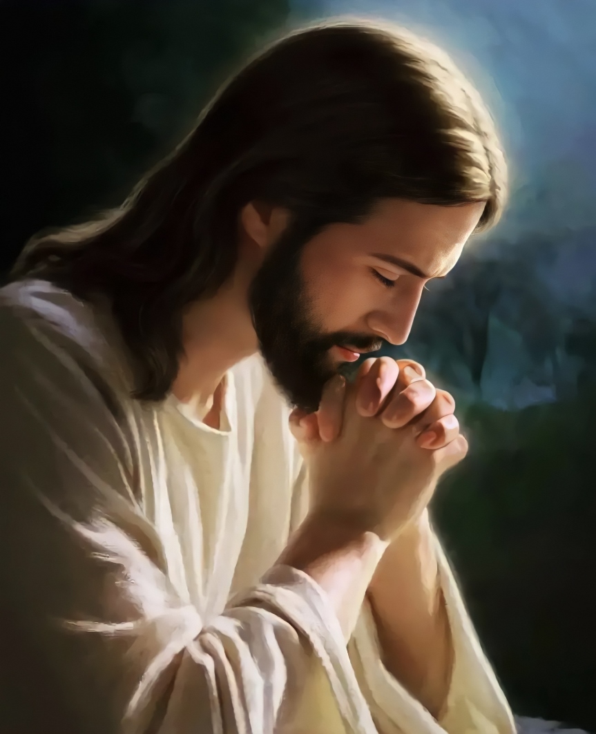 Jesus Praying HD Wallpaper